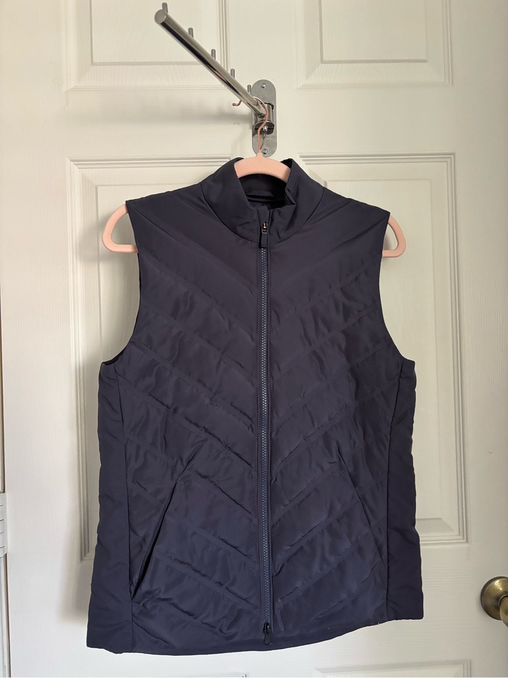 Nike Women's Quilted Puffer Vest - Navy Blue